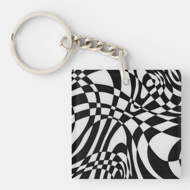 Optic #1 by Michael Moffa c1991 Key Ring (Front)