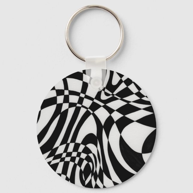 Optic #1 by Michael Moffa c1991 Key Ring (Front)