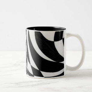Optic #1 by Michael Moffa c1991 Two-Tone Coffee Mug