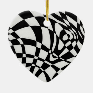 Optic #1a by Michael Moffa Ceramic Tree Decoration