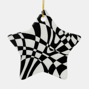 Optic #1a by Michael Moffa Ceramic Tree Decoration