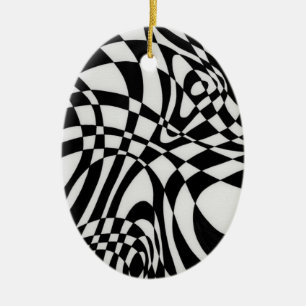 Optic #1a by Michael Moffa Ceramic Tree Decoration