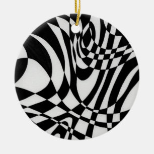 Optic #1b by Michael Moffa Ceramic Tree Decoration