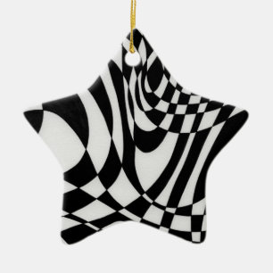 Optic #1b by Michael Moffa Ceramic Tree Decoration