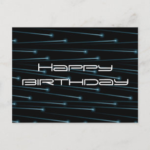 Optic fibre cables postcard