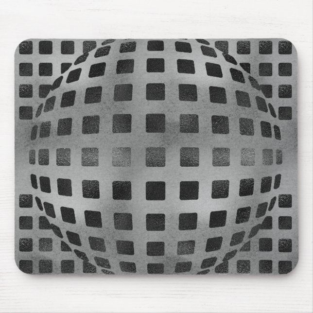 Optic Illusion Funny  Mouse Mat (Front)