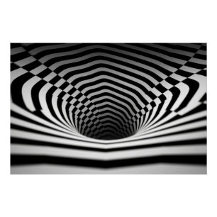 Optical Artwork Poster