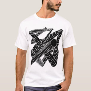 optical circles design T-Shirt