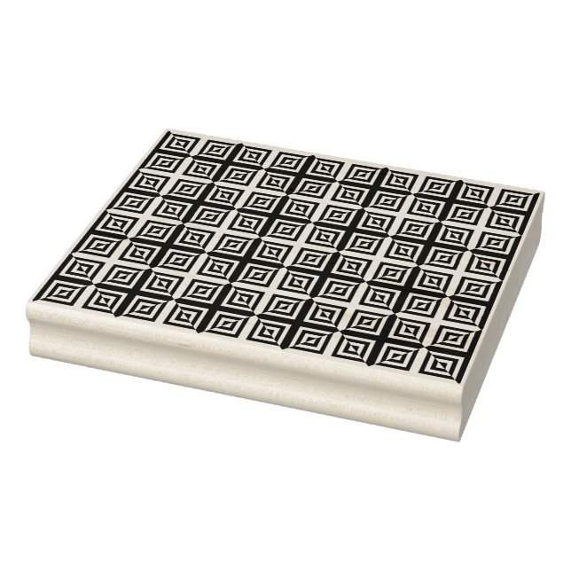 optical diamonds art stamp (Stamp)