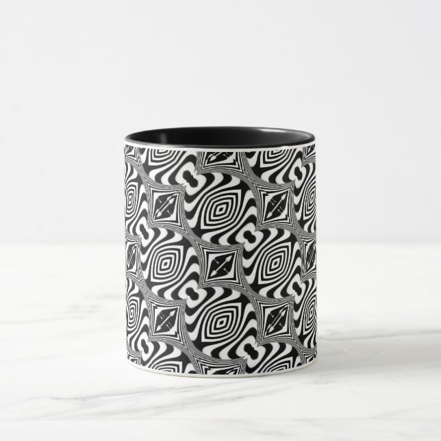 Optical Illusion 11 Abstract Design Mug (Center)