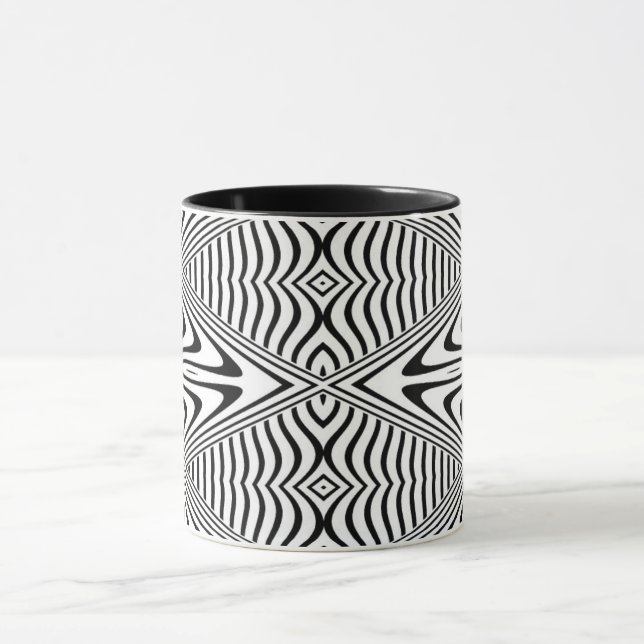 Optical Illusion 13 Abstract Design Mug (Center)