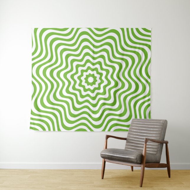 Optical illusion 16 tapestry (In Situ (Horizontal))
