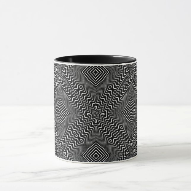 Optical Illusion 17 Abstract Design Mug (Center)