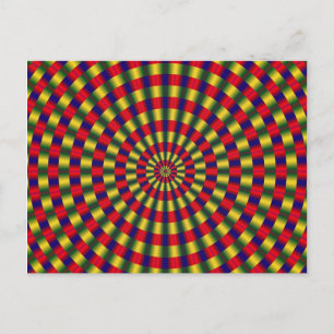Optical Illusion 1 Postcard