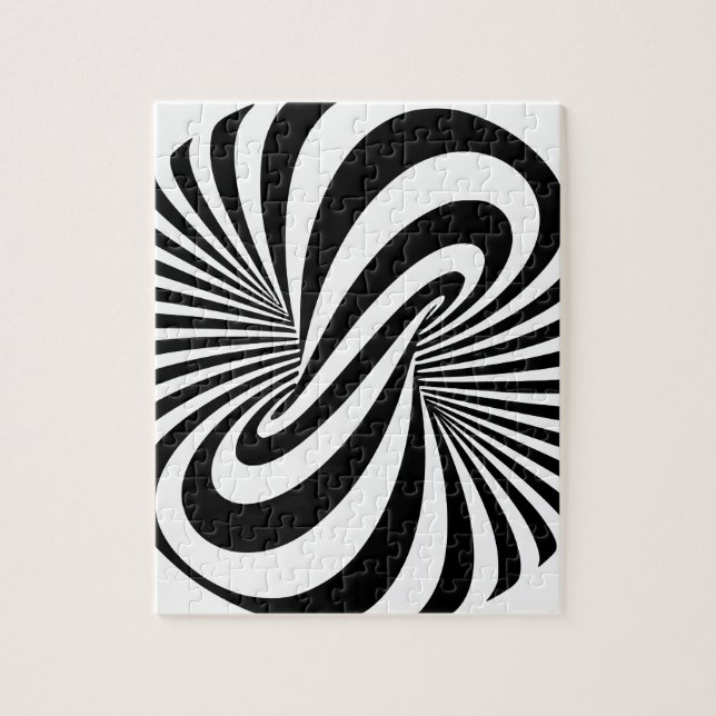 Optical Illusion 3D Spiral Jigsaw Puzzle (Vertical)