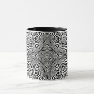 Optical Illusion 4 Abstract Design Mug