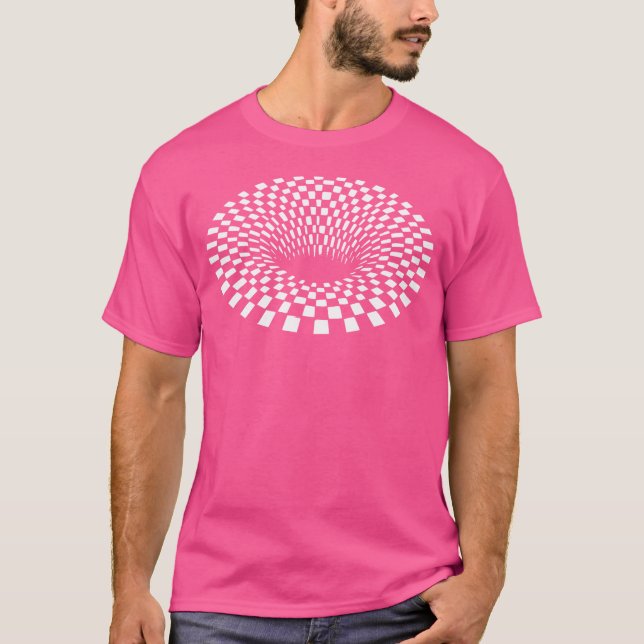 Optical Illusion Abracing Swirl T-Shirt (Front)