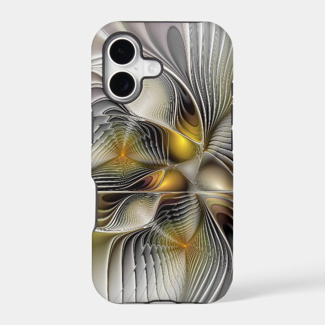 Optical Illusion Abstract 3D Fractal With Depth (Back)