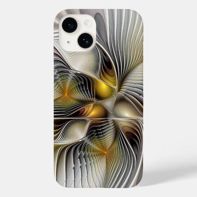 Optical Illusion Abstract 3D Fractal With Depth Case-Mate iPhone Case (Back)