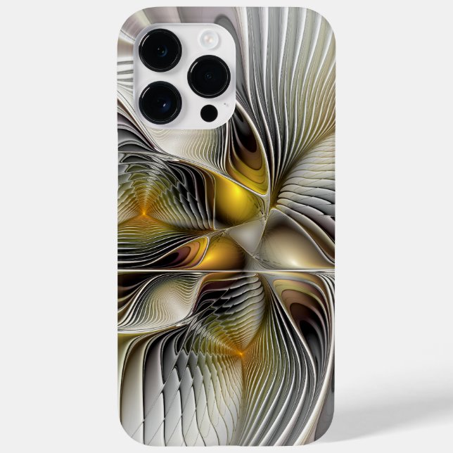 Optical Illusion Abstract 3D Fractal With Depth Case-Mate iPhone Case (Back)
