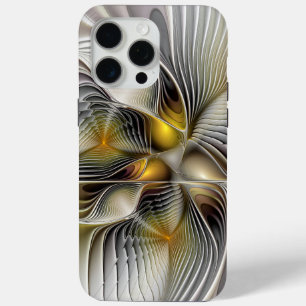 Optical Illusion Abstract 3D Fractal With Depth iPhone 15 Pro Max Case