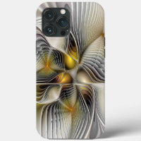 Optical Illusion Abstract 3D Fractal With Depth