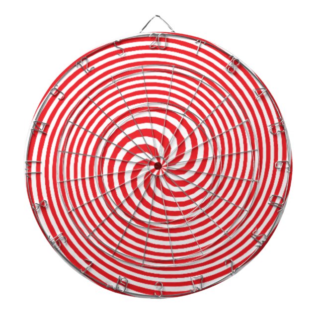 Optical Illusion Abstract Pattern Dartboard (Front)