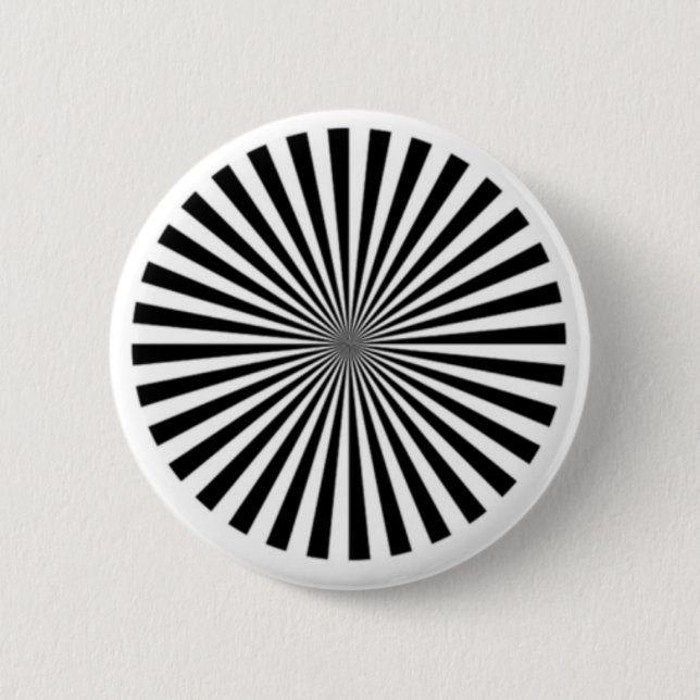 Optical Illusion Allows One To See Ones Brainwaves 6 Cm Round Badge (Front)