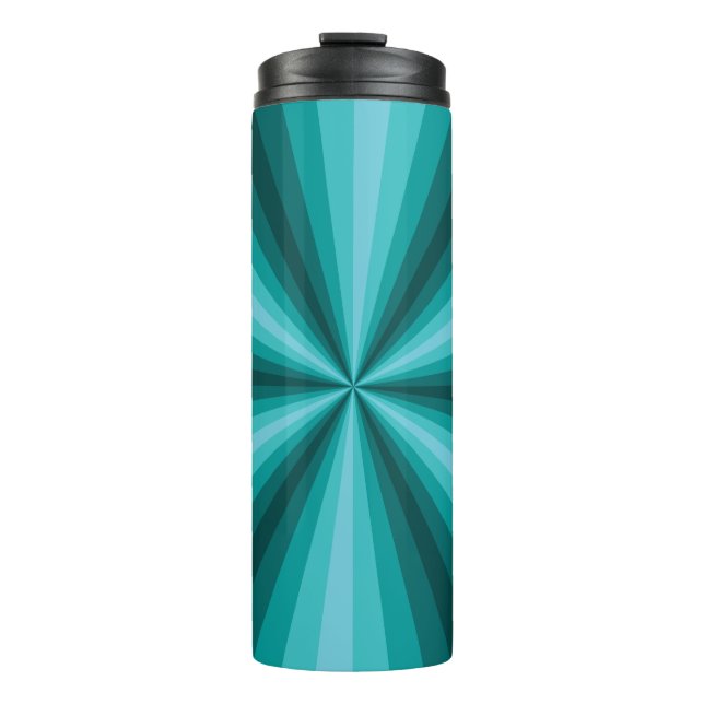Optical Illusion Aqua Thermal Tumbler (Front)