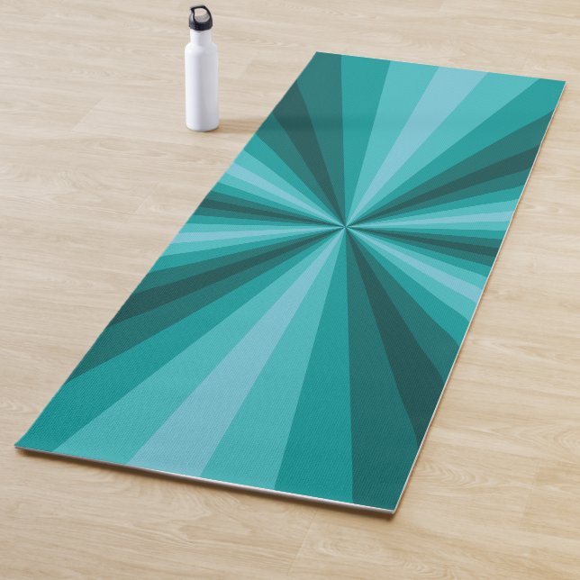 Optical Illusion Aqua Yoga Mat (In Situ)