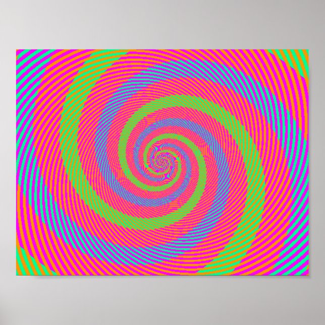 Optical Illusion Art Poster (Front)