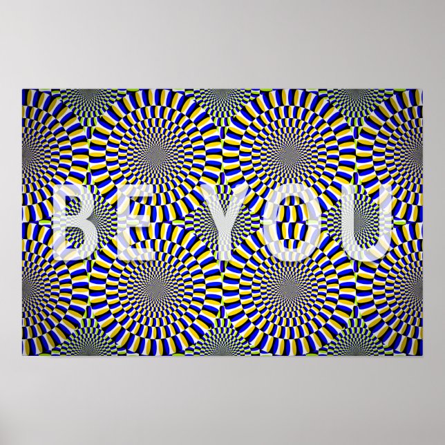 Optical Illusion Be You Poster (Front)