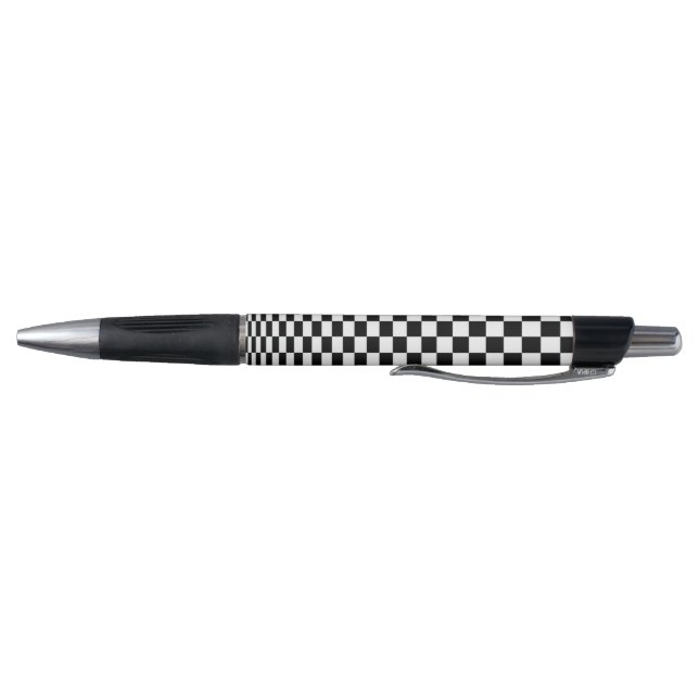 Optical Illusion Black and White Chequered Pattern (Bottom)
