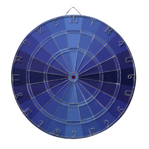 Optical Illusion Blue Dart Board