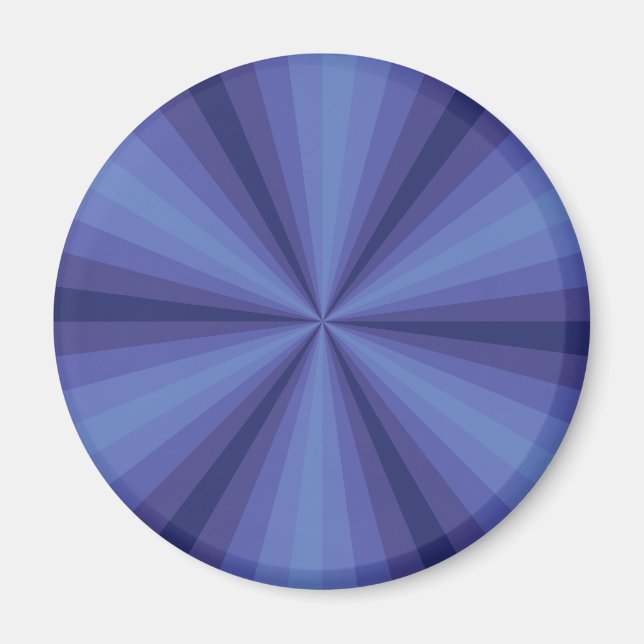 Optical Illusion Blue Magnet (Front)