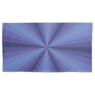 Optical Illusion Blue Pillow Case
