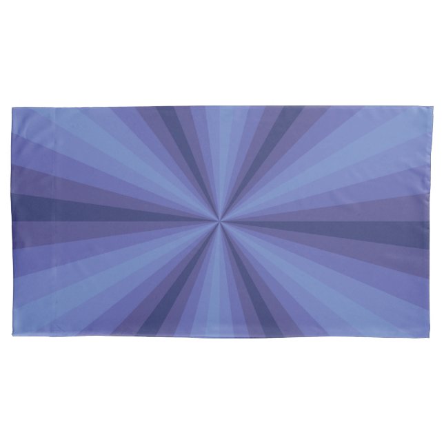 Optical Illusion Blue Pillow Case (Front)