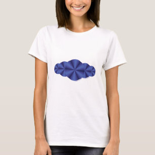 Optical Illusion Blue Women's Light Shirt