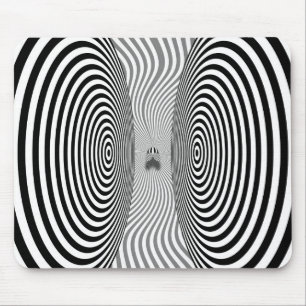Optical Illusion - Bothersome Fly Mouse Mat