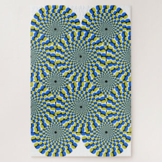 Optical Illusion Circles Novelty Jigsaw Puzzle