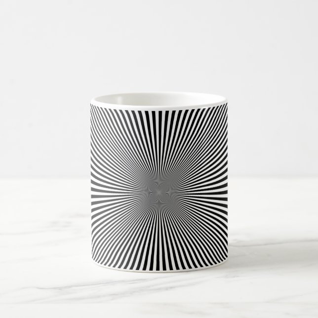 optical-illusion coffee mug (Center)
