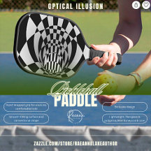 Optical Illusion Custom Designed Pickleball Paddle