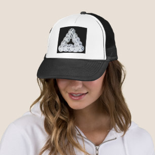 Optical illusion Dice Trucker Hat