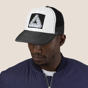 Optical illusion Dice Trucker Hat