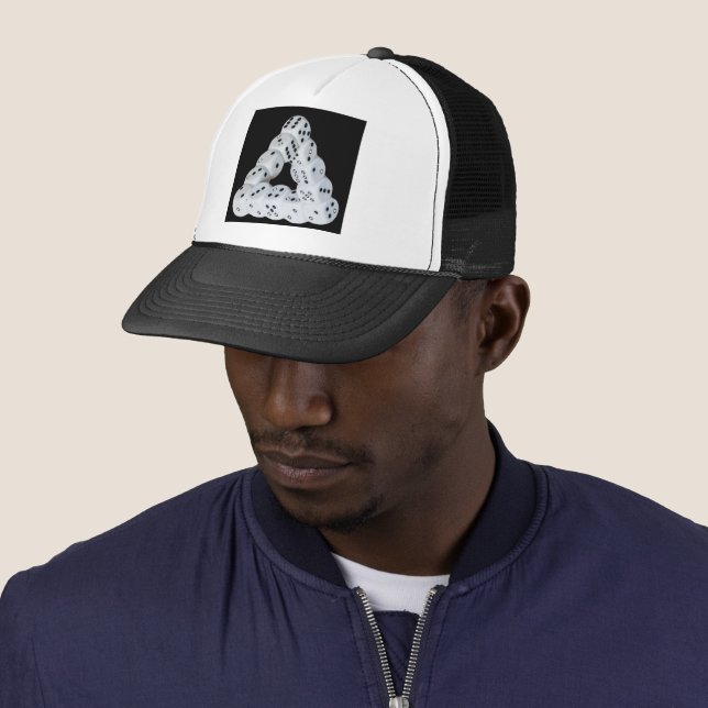 Optical illusion Dice Trucker Hat (In Situ)
