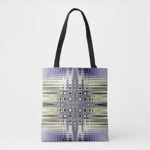 Optical Illusion Fractal Tote Bag