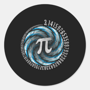 Optical Illusion Geometry Pi Math Science Stem 3.1 Classic Round Sticker