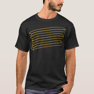Optical illusion geometry sweets birthday dessert T-Shirt