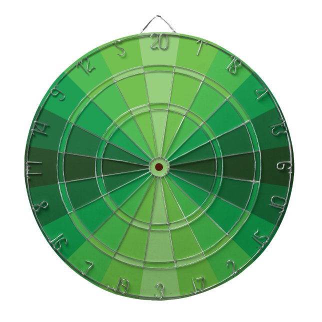 Optical Illusion Green Dart Board (Front)