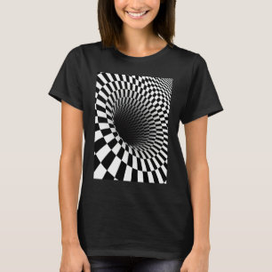 Optical Illusion Hole Illusion Science T-Shirt